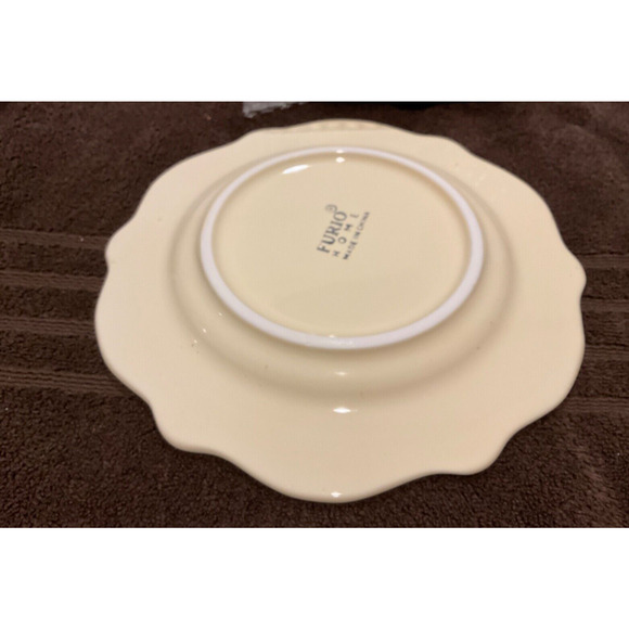 SET OF 4 FURIO HOME CREAM STONEWARE DESSERT/SALAD PLATES - NIB - Picture 5 of 5
